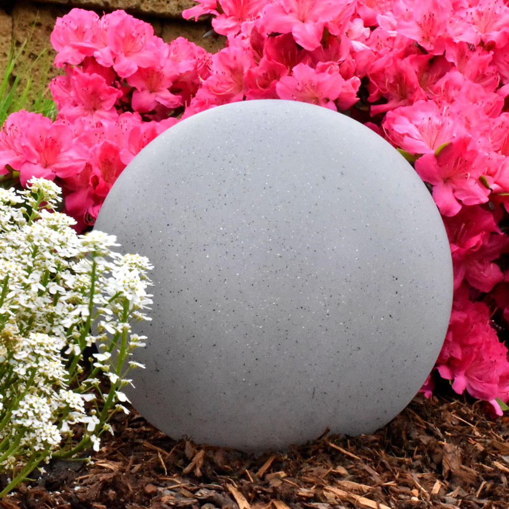 3x Led Solar Kugel Aussen Leuchten Erdspiess Stein Optik Hof Garten Steck Lampen Elipesa Com