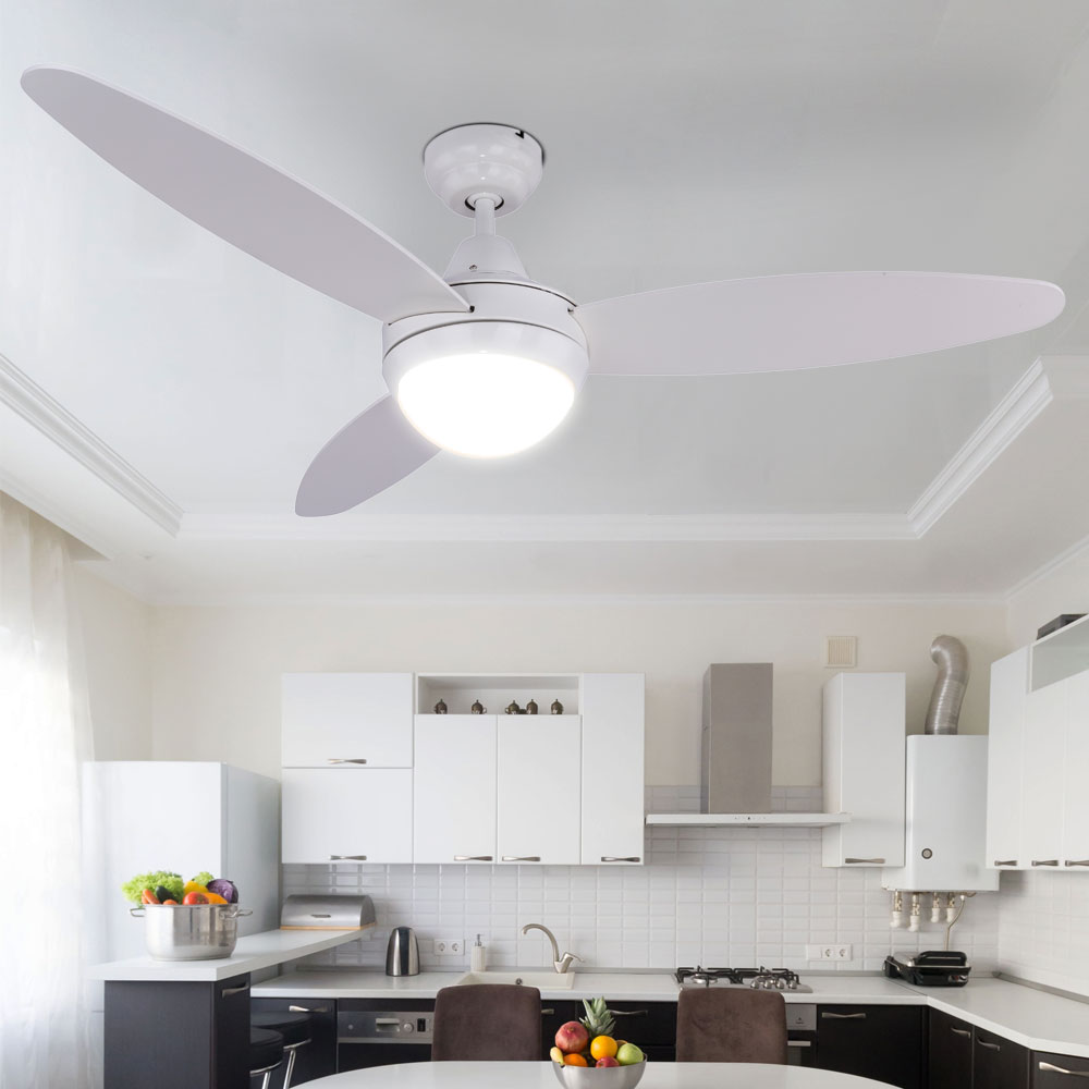 Rgb Led Ceiling Fan Remote Control Reversible Blades Cordula