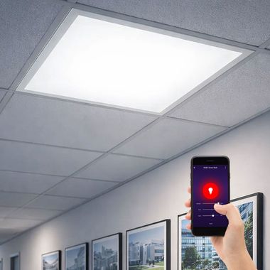 Smart LED Panel, 4800 Lumen, Sprach/Appsteuerung, CCT, L 59,5 cm