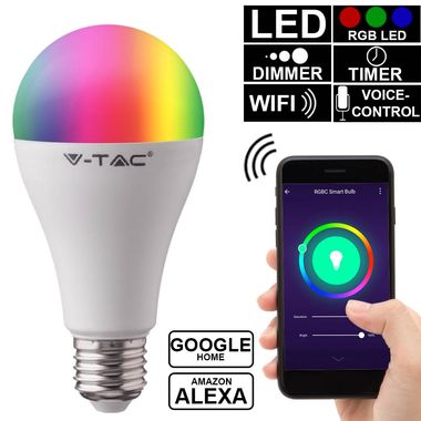 15W Smart Home RGB LED Leuchtmittel, Alexa, 1300 Lumen, VT-5117