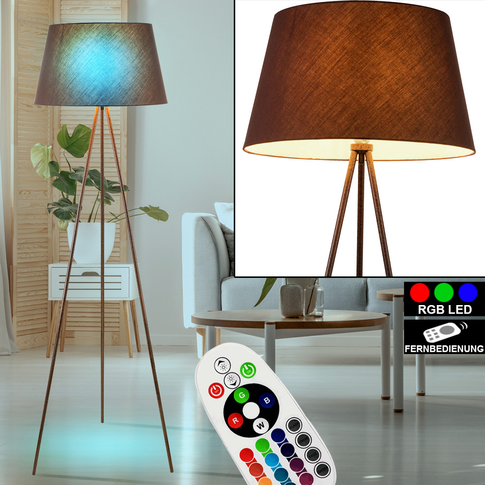 RGB LED Studio Spot Lampe Fernbedienung Stativ Steh Leuchte verstellbar dimmbar