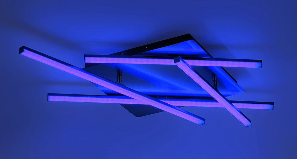 Smart Home RGB LED Decken Lampe Tageslicht Alexa Google App Büro Leuchte dimmbar