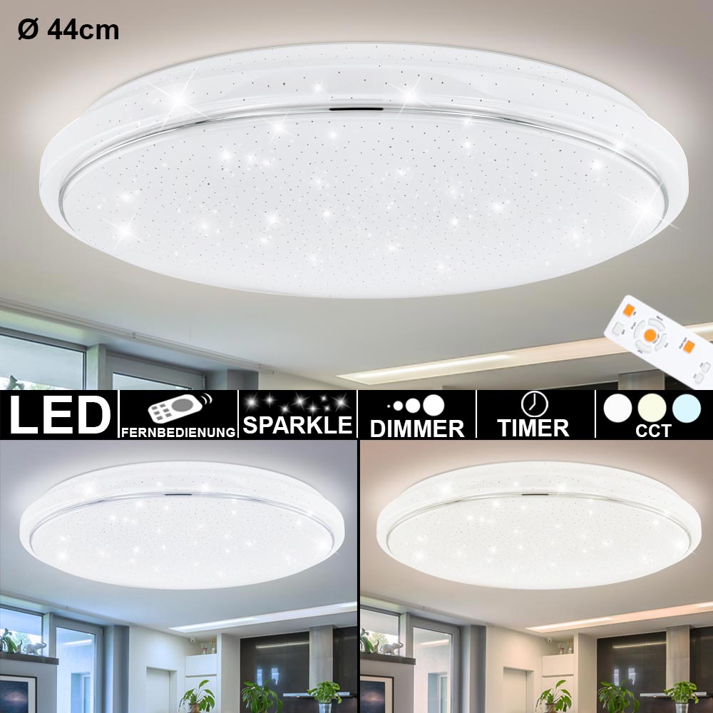 Detalles de LED Luz Del Dia Lámpara de Techo Regulador Temporizador Mando Estrellas Efecto Detalles de LED Luz Del Dia Lámpara de Techo Regulador Temporizador Mando Estrellas Efecto