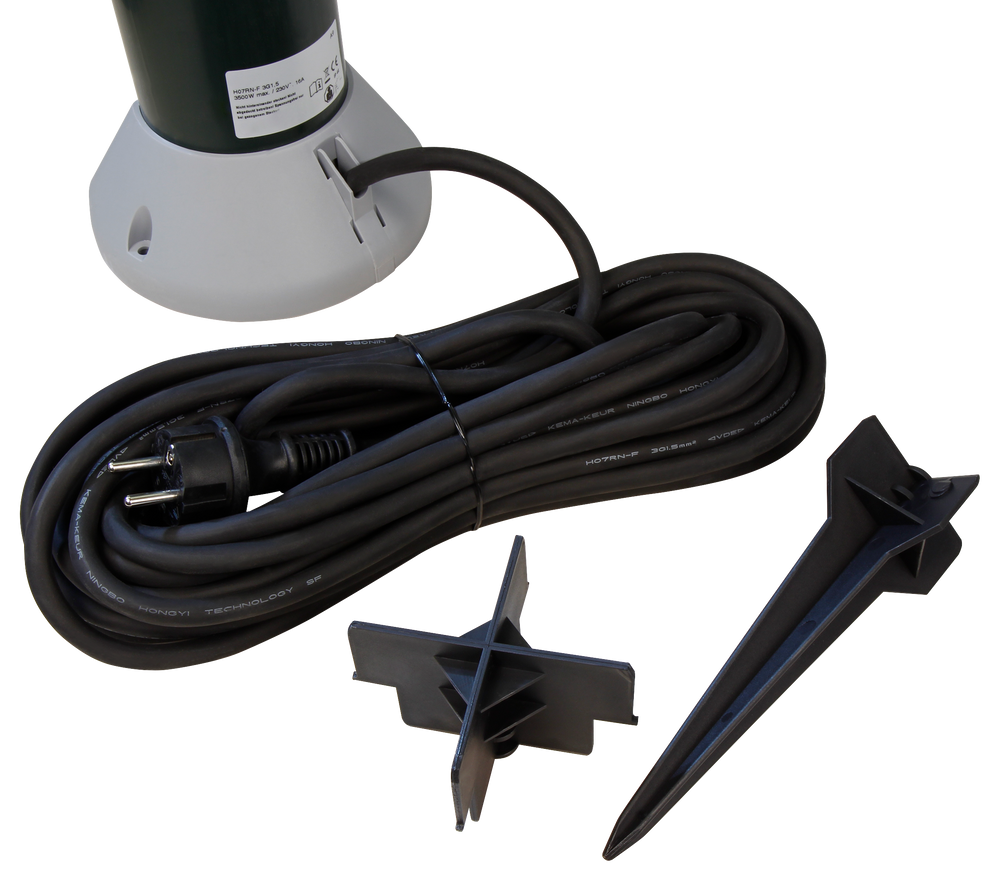 EXTRASTAR Zeitschaltuhr Außenbereich IP44 - Mechanische Steckdose 3680W