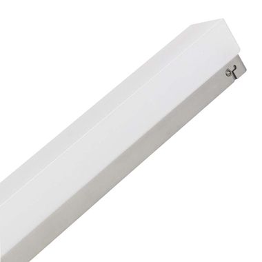 LED Wandleuchte, 10W, 750lm, 3000K, 60cm, warmweiß, silber