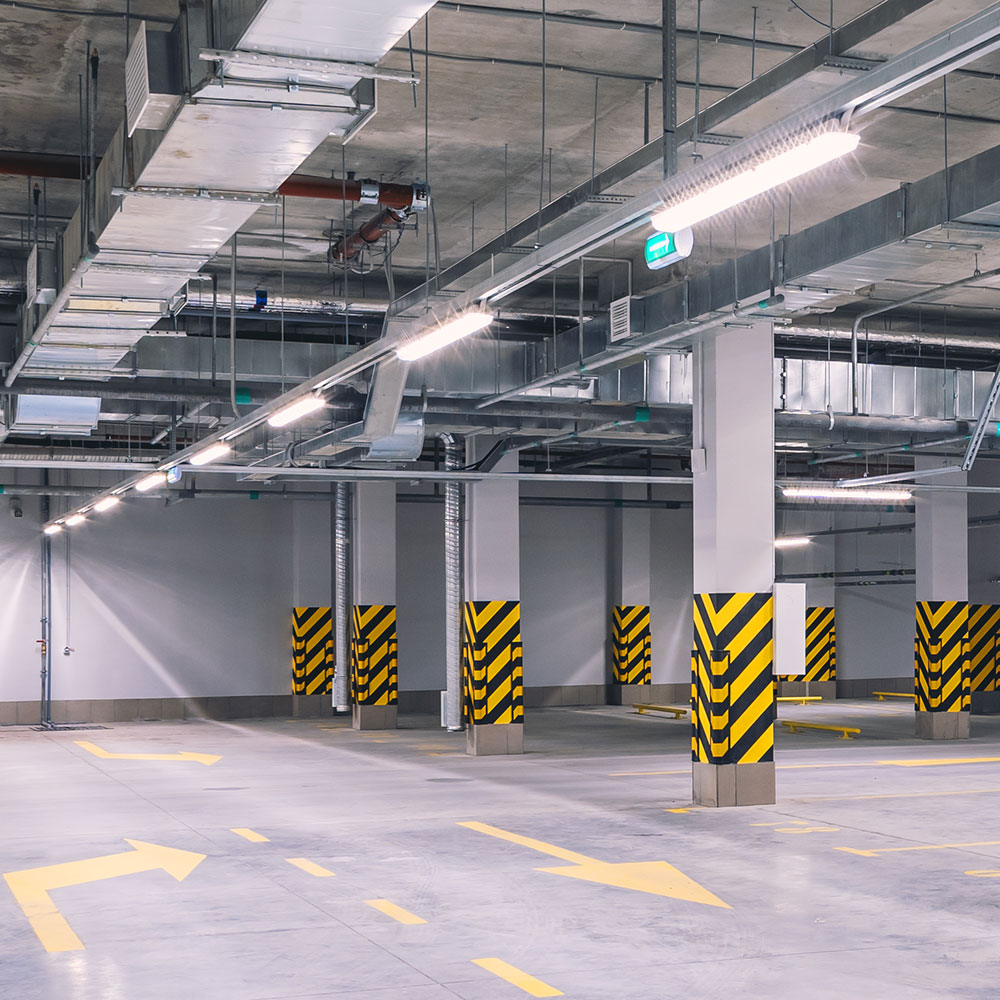 LED Decken Wannen Leuchte Werkstatt Keller Beleuchtung Nass Raum Röhren