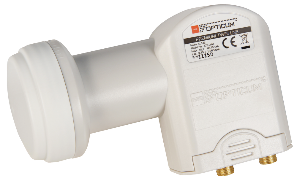 Twin LNB Opticum LTP04H für 2 Teilnehmer, HDTVfähig, 0,3dB ETC Shop