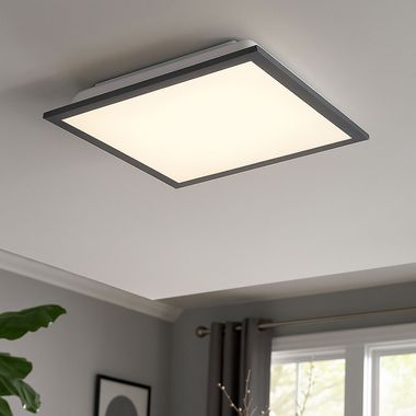 LED Aufbau-Panel, weiß opal, quadratisch, warmweiß, H 6cm