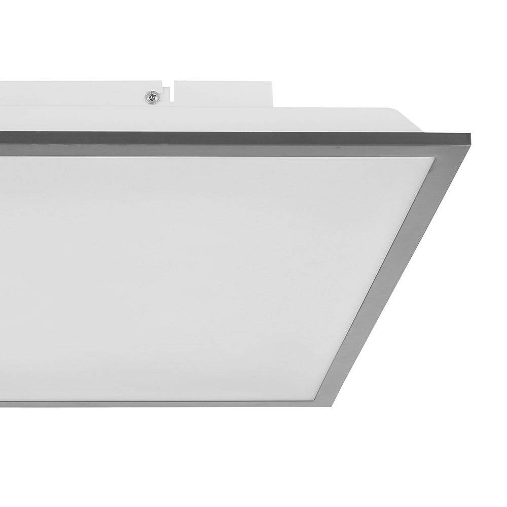 Plafonnier panneau plafonnier cuisine panneau LED, rectangulaire, effet  étoile, blanc graphite, ALU, 1x LED 36W 2250Lm blanc chaud, LxPxH 59x59x6,5  cm, ETC Shop: lampes, mobilier, technologie. Tout d'une source.