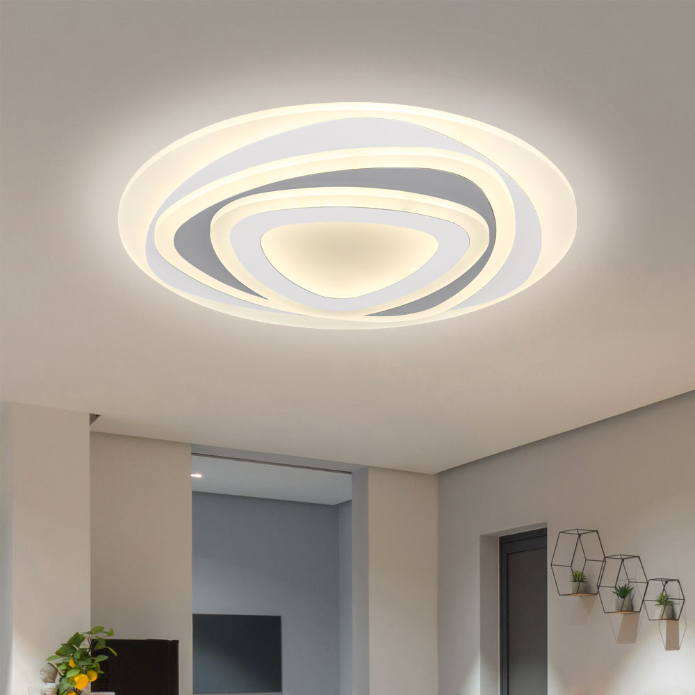 LED Decken Leuchte Ess Zimmer Beleuchtung FERNBEDIENUNG Tages-Licht Lampe  dimmbar Globo 48012-46 | ETC Shop