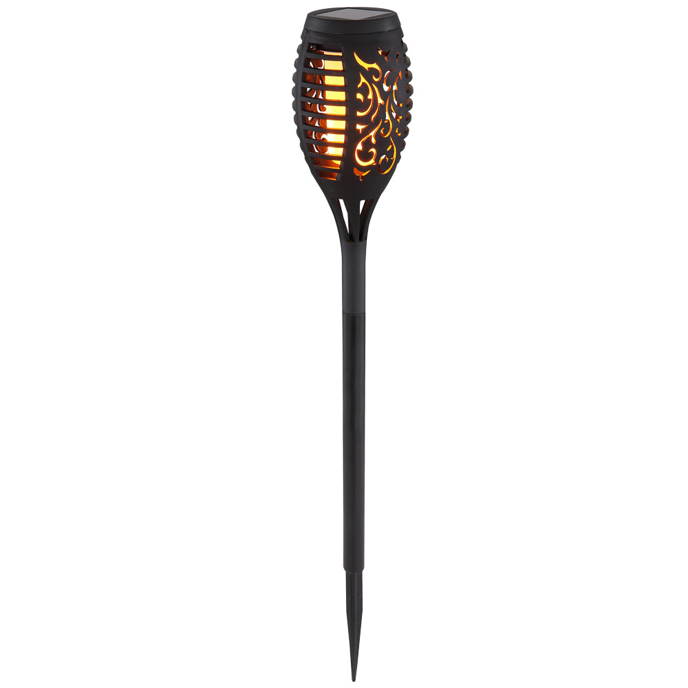 Lot de 4 torches solaires LED jardin éclairage décoratif extérieur patio  lampes enfichables noir V-Tac 8689, ETC Shop: lampes, mobilier,  technologie. Tout d'une source.