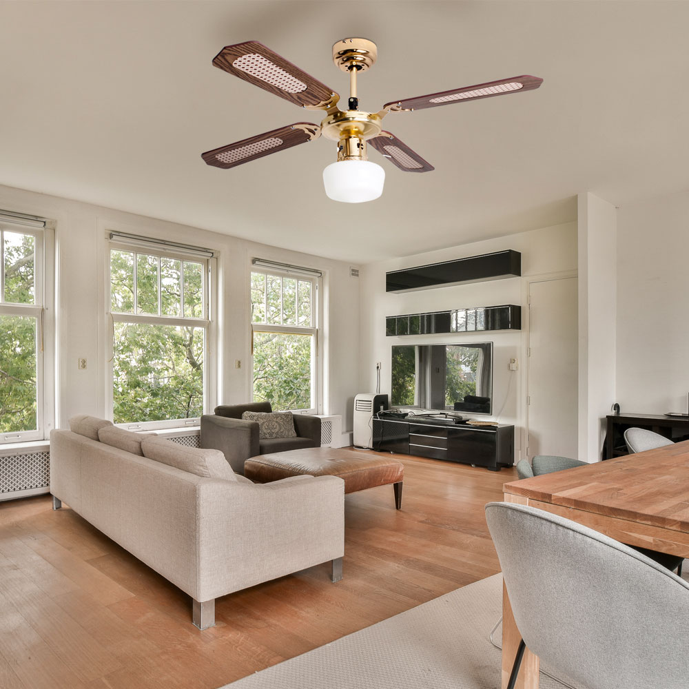 Zugkettenschalter 3-Gang - Für Deckenventilator & Kronleuchter