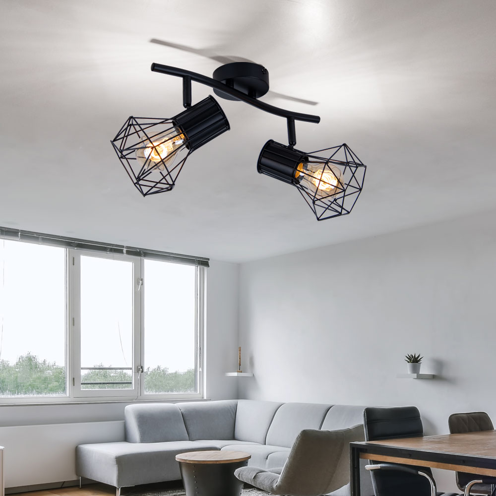 Plafonnier LED RVB CCT et ventilateur connecté VT-900.led avec commandes  vocales, Plafonniers