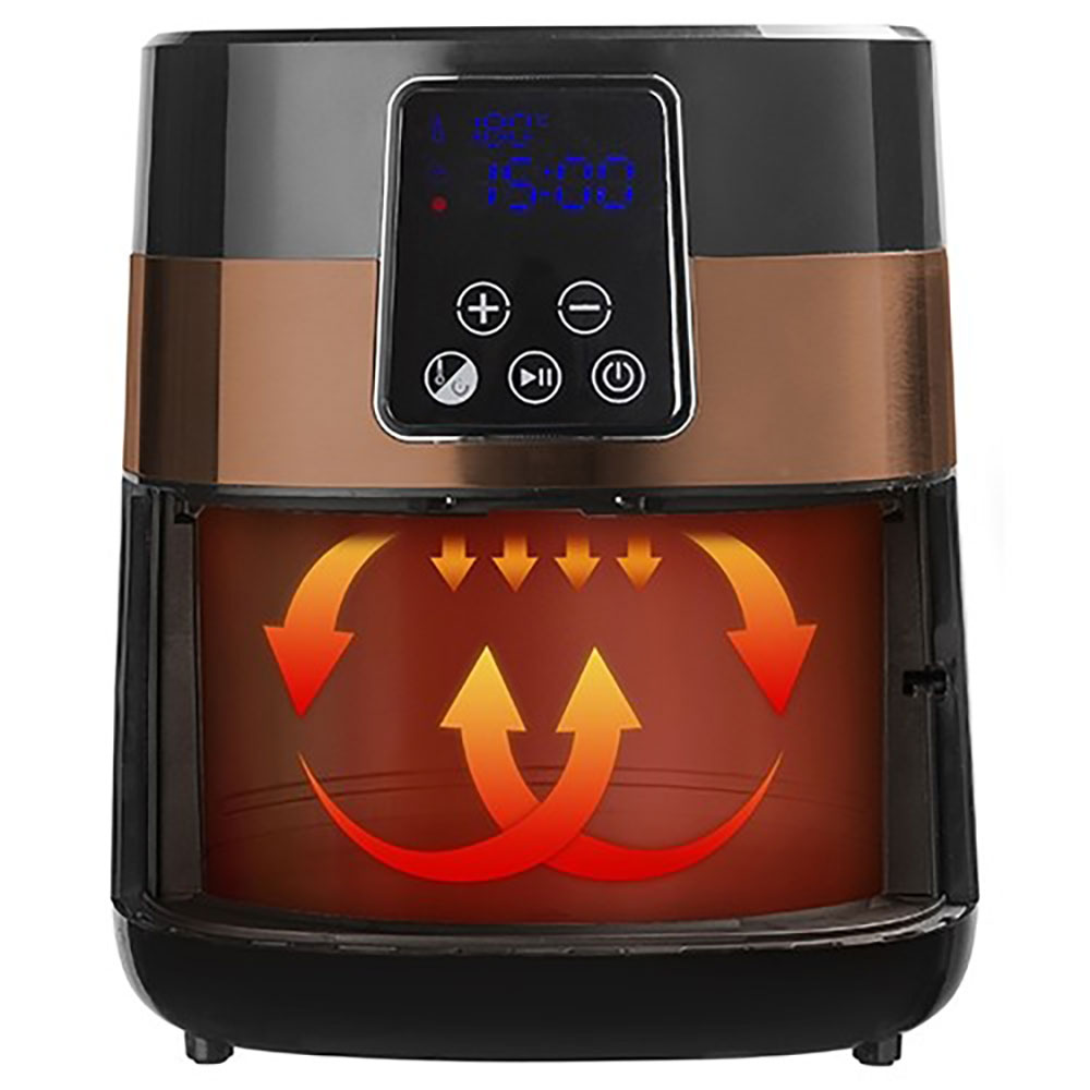 1300 Watt Air Chaud Fritteuse 4L Airfryer Minuteur Dos Backofen sans