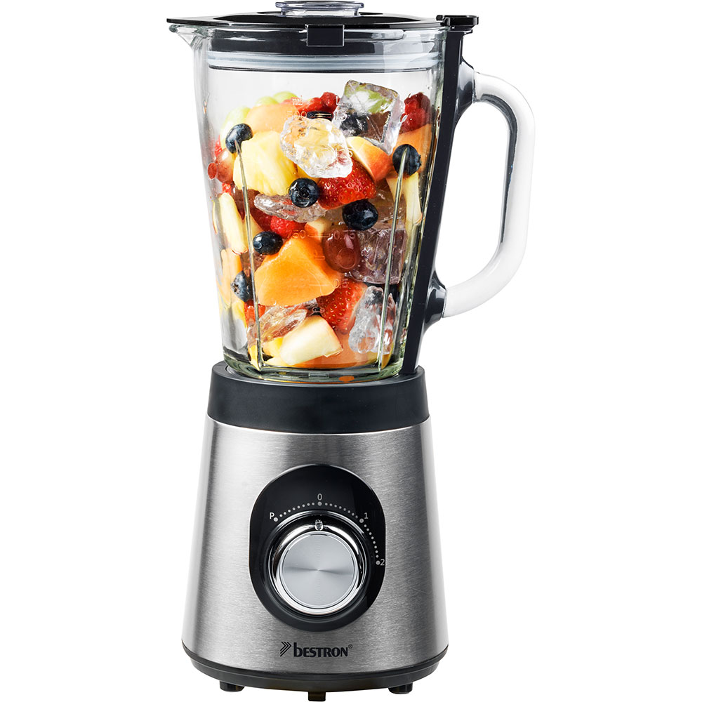 1,5 L Stand Mixer Edelstahl Glas Becher 3 Stufen Smoothie