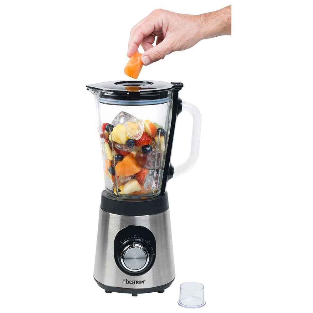 1,5 L Stand Mixer Edelstahl Glas Becher 3 Stufen Smoothie