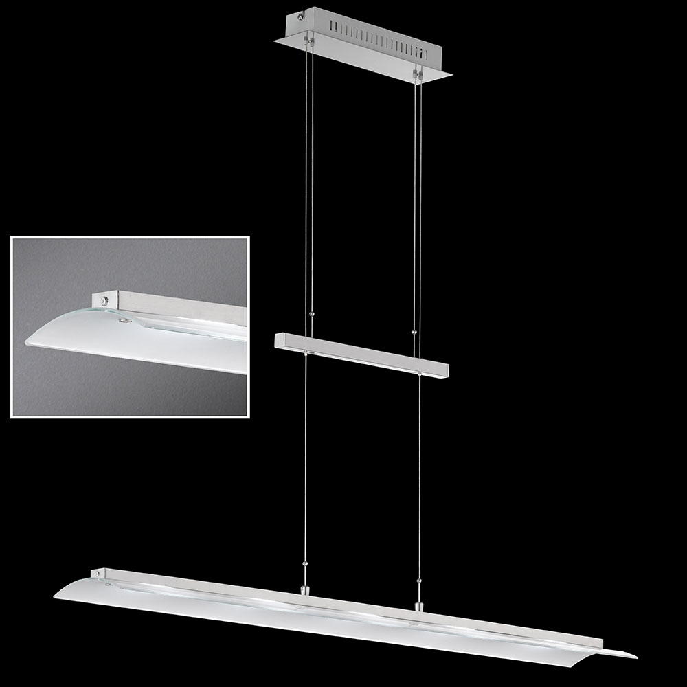 LED Decken Pendel Küchen Leuchte Höhe verstellbar Touch Dimmer CCT Flur