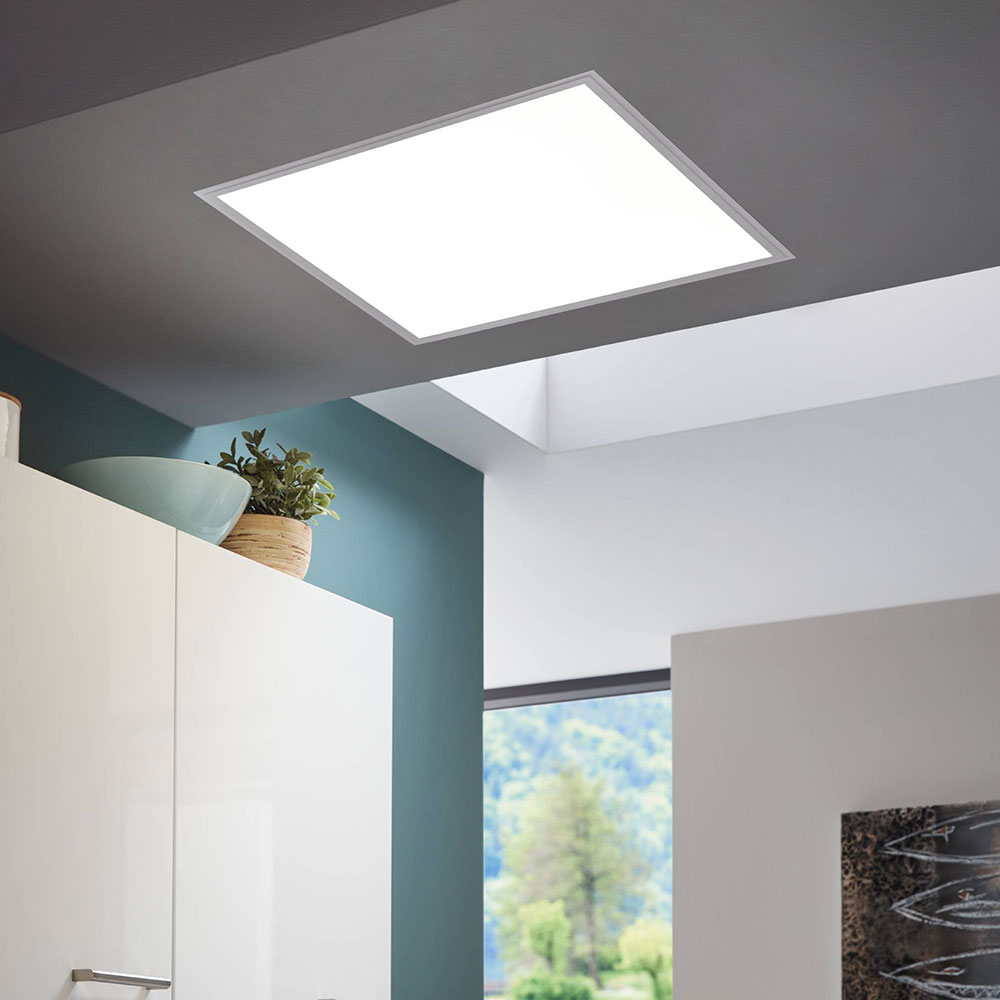 Luz De Techo LED Construcción Panel Aluminio Salón Iluminación Raster