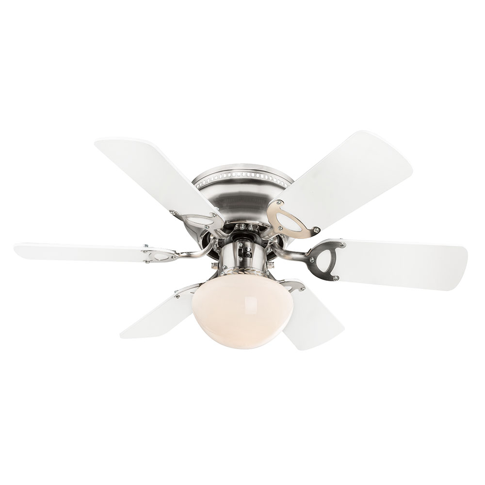 LED ceiling fan incl. pull switch 3 levels forward and reverse  