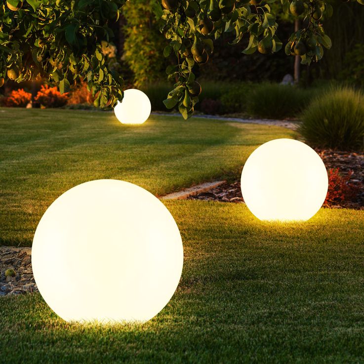 Lampada LED deco Solarball multicolore, Ø 20 cm