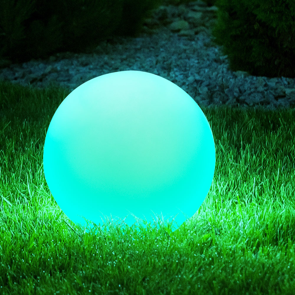 Sphère Solaire et secteur 30 LED multicolore