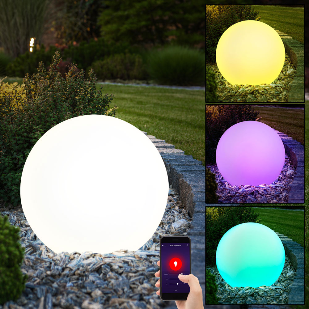 Lampe boule LED extérieur avec prise Trassel