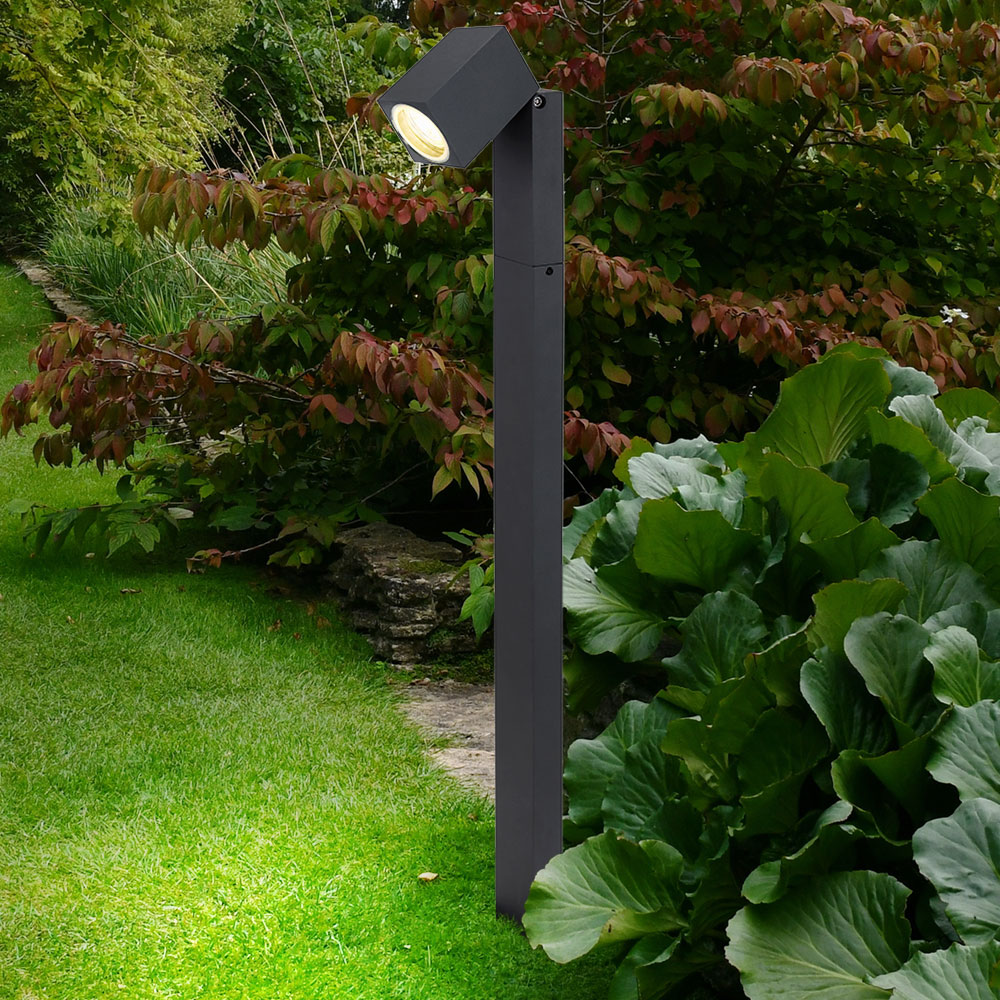 Avignon Gnome Borne D'Éclairage Extérieur De Jardin En Aluminium