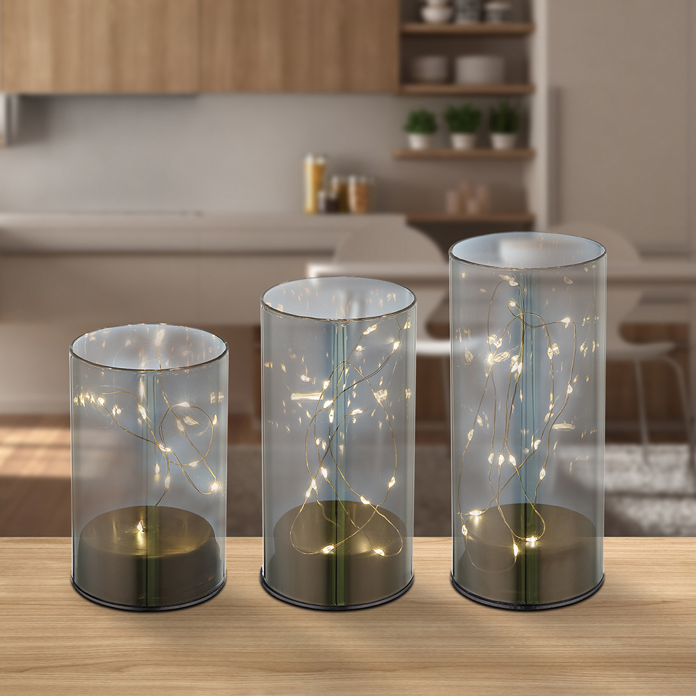 Smokey Glass outlet Fairy Light