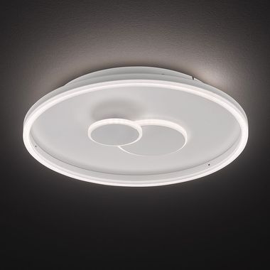 Plafoniera LED bianca, dimmer a 3 livelli, D 40 cm