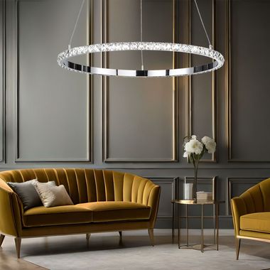 LED Pendellampe, Höhenverstellbar, Dimmbar, H 150cm, HARLEY