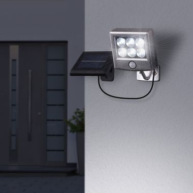 Livarno lux led solar wall light with motion deals sensor