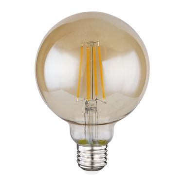 Lampe LED, douille E27, style rétro, 7 watts, DxH 9,5x14 cm