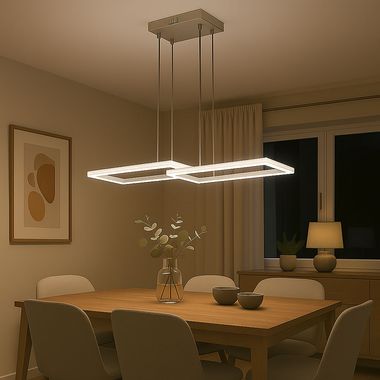 LED Hängeleuchte, Fernbedienung, RGB Farbwechsel, L 119,5 cm