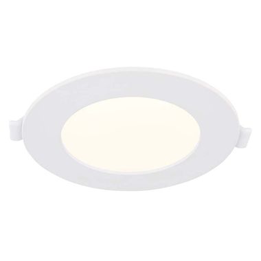 Luminaire encastrable LED, blanc, driver inclus, D 12,8 cm