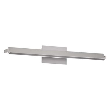LED Wandleuchte, Metall, Nickel, Verstellbar, B 60 cm