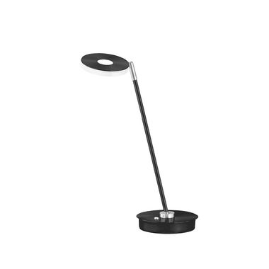 Lampe à poser LED, métal, chrome noir, CCT, H 46 cm