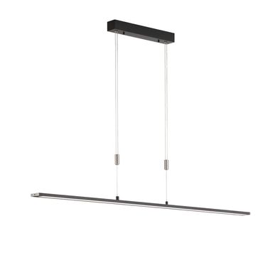 LED Hängeleuchte, schwarz, Höhenverstellbar, dimmbar, L 160 cm