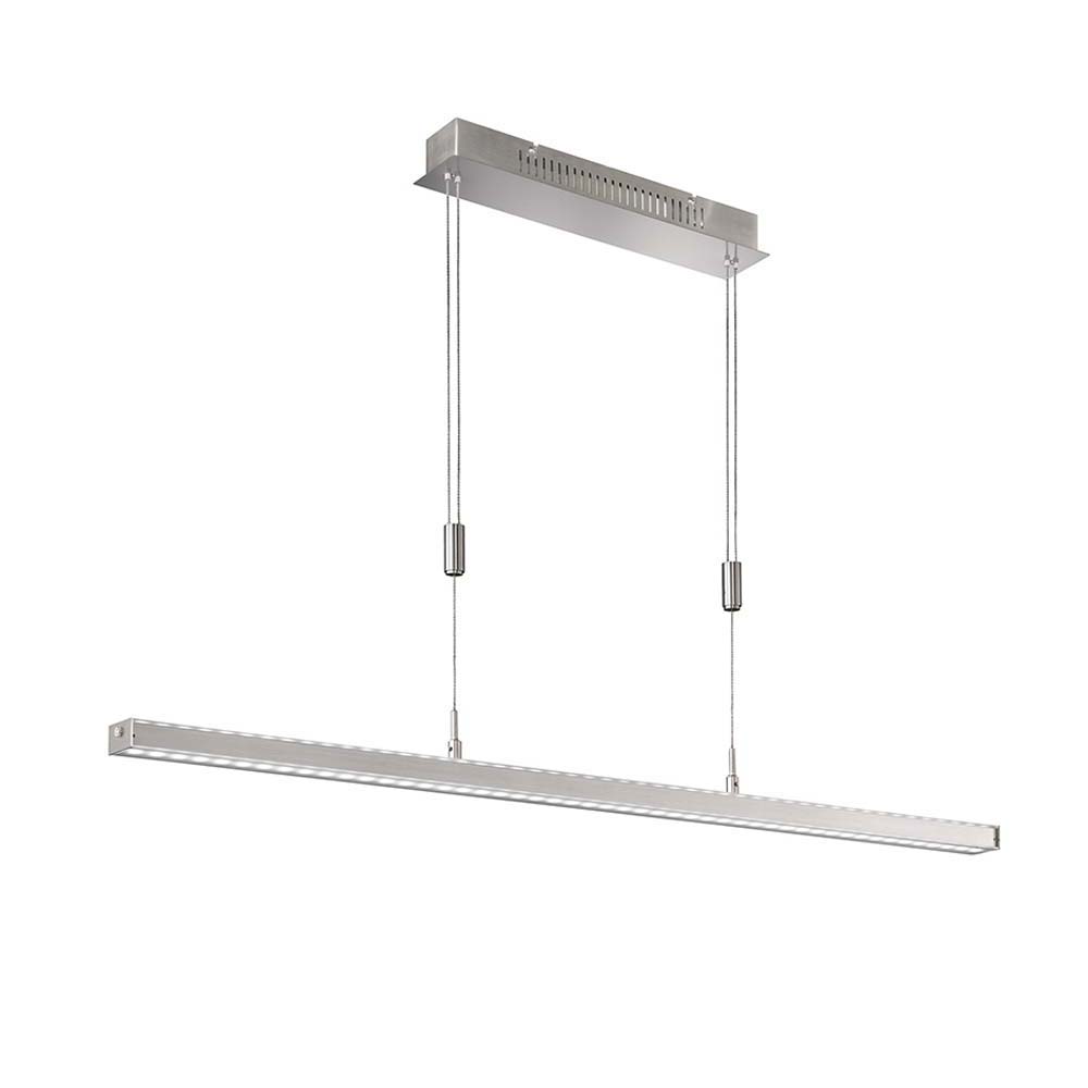 Hofstein Pendelleuchte Dimmbare Hängelampe Aus Metall/Holz/Kunststoff