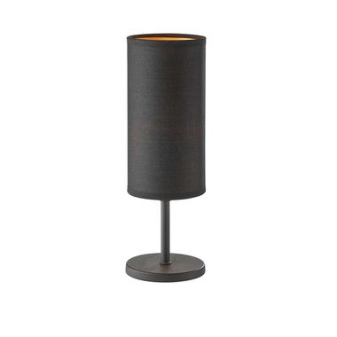 Tischleuchte, Metall, Schwarz, H 30 cm