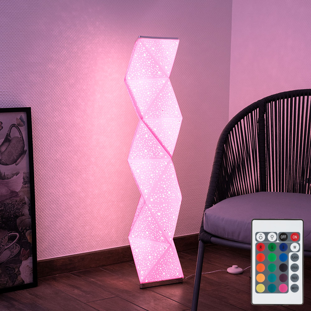 Floor lamp color change remote control decorative light living room LED