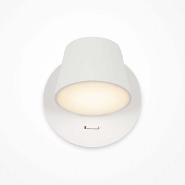 Applique LED, blanche, spot orientable, D 12 cm