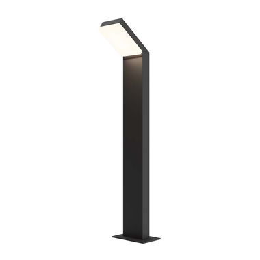 LED floor lamp, outdoor light, aluminum, black, H 80 cm