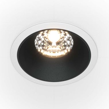 LED Einbauleuchte, ALU, Weiß, D 8,5 cm, Rund