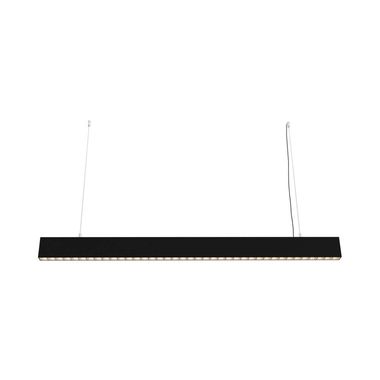 LED Pendelleuchte, Metall schwarz, Länge 106,5cm