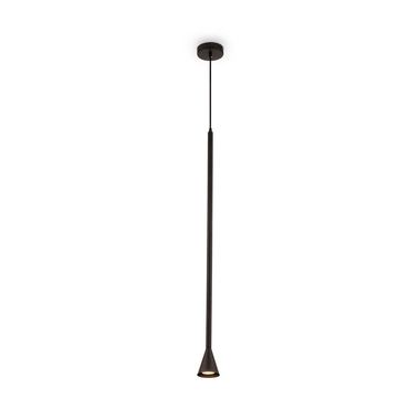 Pendant lamp, metal, black, H 89.5 cm