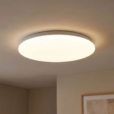 Plafonnier LED, blanc, intensité lumineuse variable, D 33,5 cm