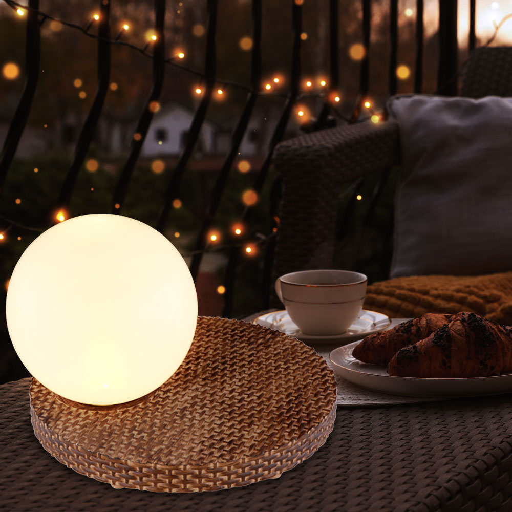 Windlicht Solar Terrassendeko Outdoor Tisch Solar für Außen Solarlampe