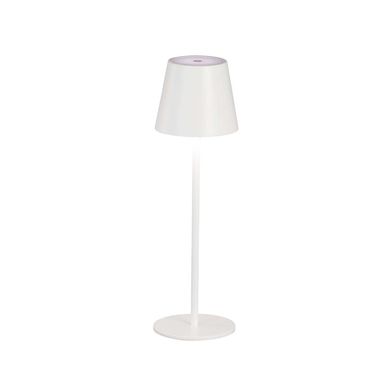 Lampe de table LED, éclairage extérieur, White, batterie, dimmable, IP54