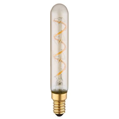 Ampoule LED, verre ambré, 4W, blanc chaud, dimmable, DxH 2x12,5 cm