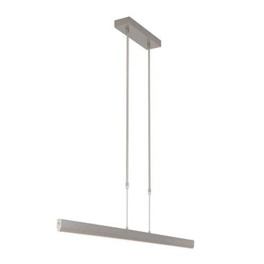 Suspension LED, métal, acier, L 115 cm